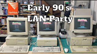 Early 90s LAN Party with Novell NetWare 4 [upl. by Benedetto]