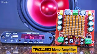 TPA3116D2 Mono 150w Amplifier Board  Bluetooth Amplifier [upl. by Jaclin]