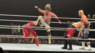 Cody Rhodes amp Seth Rollins destroy The Bloodline at WWE Supershow [upl. by Mastat]