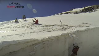 Climber Pulls Down Team in Crevasse Fall [upl. by Higbee]