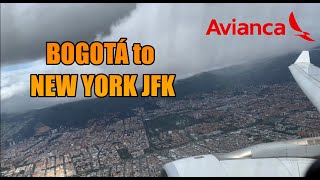 AVIANCA  Bogotá 🇨🇴 to New York JFK 🇺🇸  UPGRADED TO BUSINESS CLASS 87 [upl. by Eiknarf]