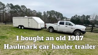 I bought an old Haulmark car trailer [upl. by Andel]