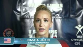 Disaster Strikes Nastia Liukin on Uneven Bars in US Gymnastics Trials [upl. by Lynnworth]