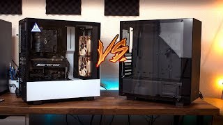 NZXT H500 vs S340 front airflow comparison [upl. by Christabella841]