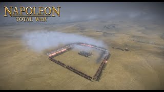 British Infantry Square against Zulus  Napoleon Total War [upl. by Bahner]