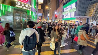 🇭🇰 Hong Kong Central Night Walking Tour 2024  4K HDR [upl. by Ellednek]