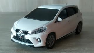 Unboxing miniatur 2017 Perodua Myvi ASA skala 136 [upl. by Limann982]