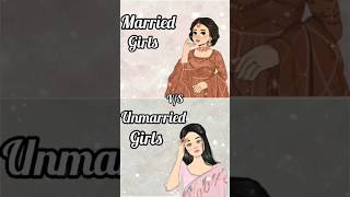 married girl VS unmarried girl dress 👗 heels 👠 nail 💅 etcchooseyour viral … [upl. by Anna-Maria279]