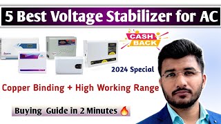 5 Best AC Stabilizer in 2024  Stabilizer guide  AC Stabilizer for 15 Ton amp 2 Ton AC  Sam Tech [upl. by Dulcy]