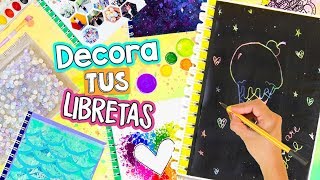 LAS 16 MEJORES IDEAS PARA DECORAR TUS LIBRETAS ¡Ideas VIRALES y ÚNICAS ✎ ✄ Craftingeek [upl. by Ahsiekam]