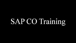 SAP CO Training  CO PC Create Product Cost Collector Video 44  SAP CO Controlling [upl. by Somar]