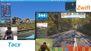 Probando App Zwift y App Tacx con Rodillo Tacx Neo 2T Smart [upl. by Arrac753]