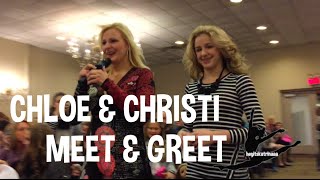 Dance Moms Meet amp Greet Chloe amp Christi NYC 11262014 [upl. by Namolos210]