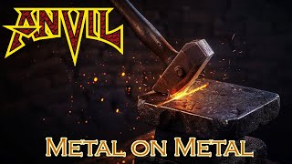 Metal on Metal by Anvil  with lyrics  images generated by an AI [upl. by Ahsekyt]