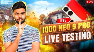 iQOO Neo 9 Pro Live 90 FPS Test With FPS Meter  Road To 500K [upl. by Einobe]