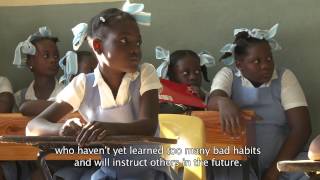 Safe Water School  De leau saine à lécole  Lekol dlo san danjé Haïti project [upl. by Iroj]