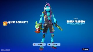 How To Get the Slurp Peabody Style FREE In Fortnite Unlocked LEGO Slurp Peabody [upl. by Eentroc942]