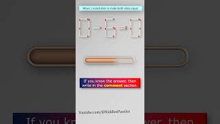 Matchstick Puzzles 476 [upl. by Rilda]