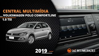 Central multimídia  VOLKSWAGEN POLO COMFORTLINE 10 TSI AT 2019 [upl. by Eleynad]