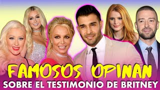 EL NOVIO DE BRITNEY Y OTROS FAMOSOS OPINAN SOBRE SU TESTIMONIO [upl. by Finstad]