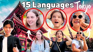 NonStop SHOCK Japanese Polyglot Speaks Foreigners’ Languages in Tokyo [upl. by Enaile]