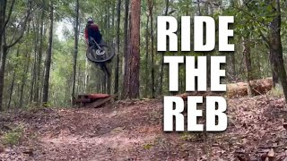 Riding the Reb with the Trail Boss mtb trails [upl. by Narej]