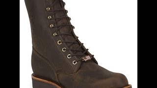 20070 Chippewa Mens Classics Lace Up Work Boots  Chocolate [upl. by Cicero]