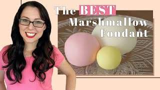 The BEST Marshmallow Fondant Recipe EVER [upl. by Ayotl331]