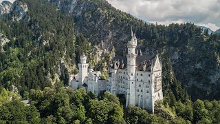 Majestic Drone Footage of Neuschwanstein Castle [upl. by Caroline]