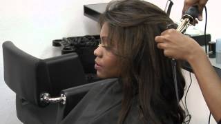 How to Curl a Yaky Weave  Styling amp Curling Hair [upl. by Niwdla]