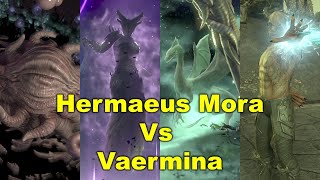 Hermaeus Mora and Vaermina full fight Cinematic ft Peryite The Elder Scrolls [upl. by Ahsieyk927]