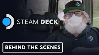 Gabe Newell Delivering Steam Decks  Official Behind the Scenes [upl. by Oos]