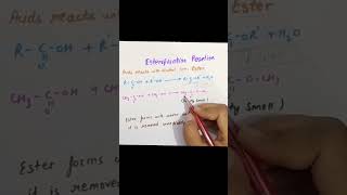 Tricks to learn esterification reactionEsterification reactionboardexamsneetcuet [upl. by Ecertap]