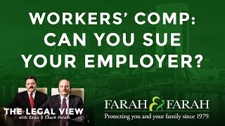 Workers Comp Can You Sue Your Employer  The Legal View  Farah amp Farah [upl. by Keefe]