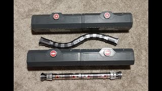 Dual Blade Star Wars Darth Maul amp Asajj Ventress Legacy Lightsabers Dok Ondar Walt Disney World [upl. by Gnolb199]