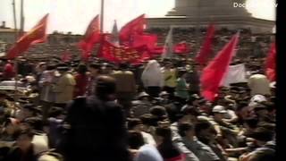 Student protest China Tiananmen Square 1989 [upl. by Aman919]