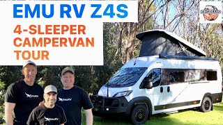 Emu RV Z4S Campervan Tour  4 Person Campervan  Australias Best Campervans  Van Life Australia [upl. by Senilec]