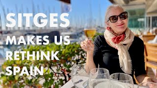 Is this the best beach town in Spain Why we loved SITGES Barcelona [upl. by Nadoj]