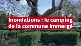 VIDÉO Inondations en IndreetLoire  le camping de MarcillysurVienne immergé [upl. by Gambrill]