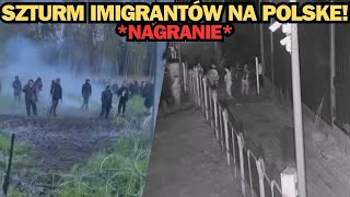 SZTURM IMIGRANTÓW NA POLSKE NAGRANIE [upl. by Rashida]