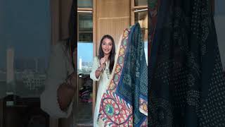 Unveiling stunning Kalamkari with Bandhani dupattas in today’s live just for you [upl. by Messing]