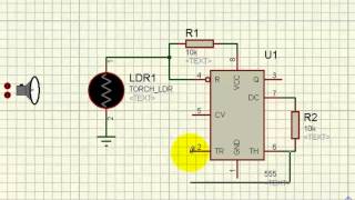 TISHITU LDR Light Dependent Resistance with 555 Timer 2019 [upl. by Barris]