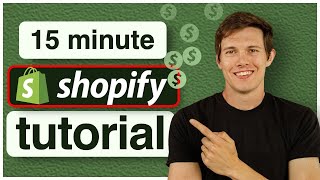 Shopify Tutorial 2024  Make A Pro eCommerce Store in 15 Minutes [upl. by Jillene217]