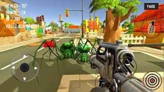 Spider Hunter Amazing City 3D AndroidiOS Gameplay 5  LEVEL 7 amp 8 CLEARING [upl. by Oralee]