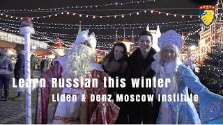 Liden amp Denz  Learn Russian in Moscow winter [upl. by Gone]