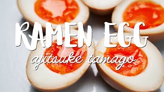 EASY Ramen Egg Recipe 味付け玉子  Ajitsuke Tamago [upl. by Aderfla]