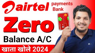 airtel payment bank account open 2024  airtel payment bank kaise banaen 2024 [upl. by Peoples378]