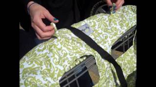 Itzy Ritzys Ritzy Sitzy™ Shopping Cart amp High Chair Coverwmv [upl. by Gytle]