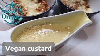 Vegan custard  5 ingredients 5 minutes [upl. by Stouffer]