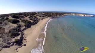 Lara beach in Akamas where sea turtles lay their eggs in Paphos by Cyprus from Above and Oramatech [upl. by Attey]